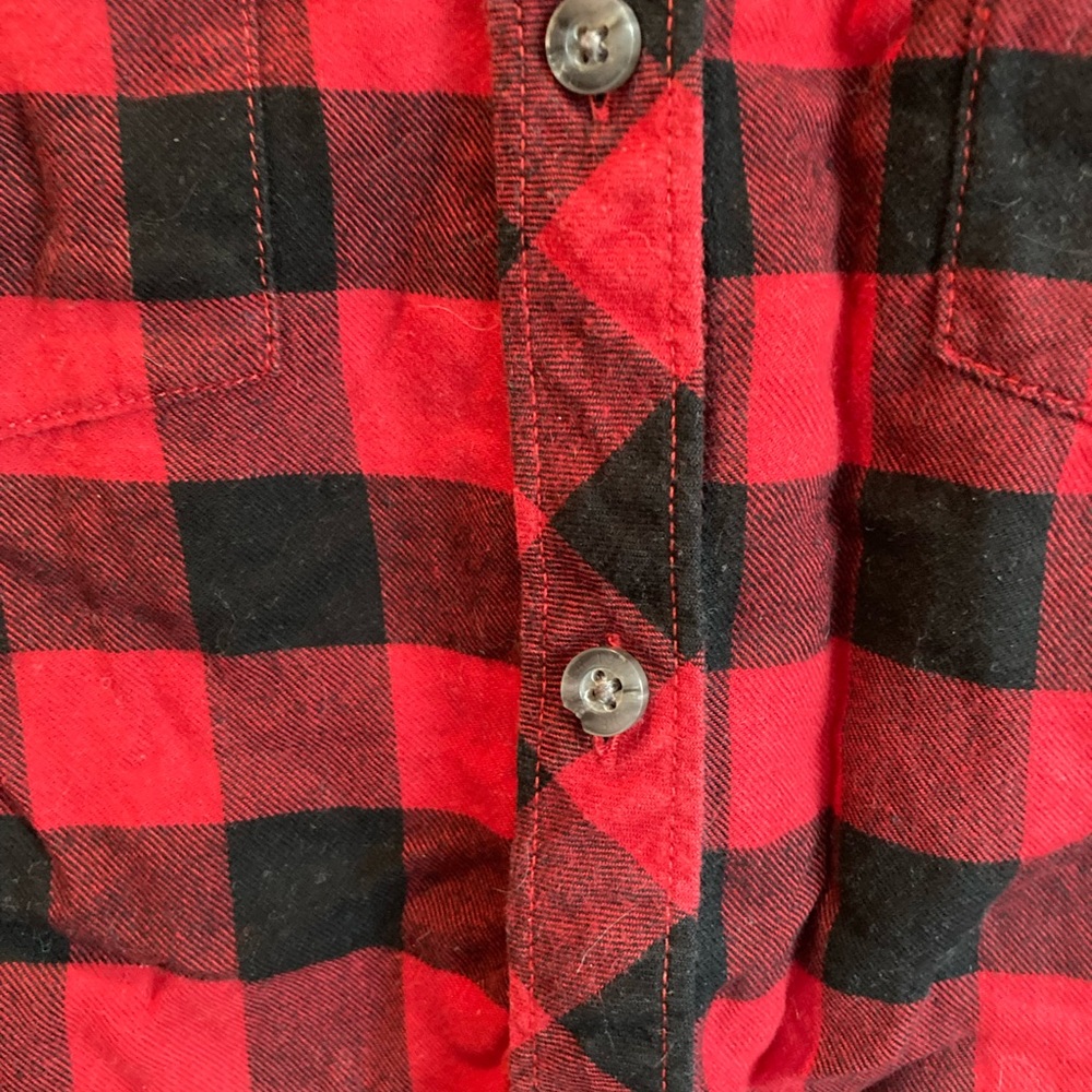 Eddie Bauer Buffalo Check Flannel Button Down Shi… - image 3